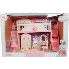 Bay Dreamy Mini Tavşan Kaydıraklı Yatak Odası Oyun Seti