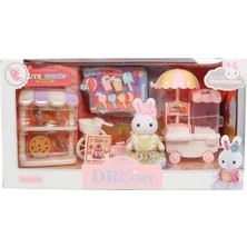bebekokusu Bay Dreamy Mini Tavşan Pop Corn Standlı Oyun Seti