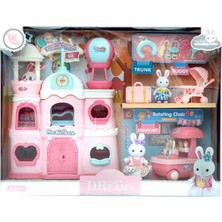 Bay Dreamy Mini Tavşan Pusetli Kale Oyun Seti