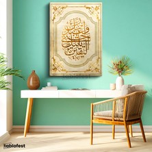 Tablofest Dikey Kanvas Tablo Hicr Suresi Ayet Tasarımı Dini Islami Tablo Ev Ofis Duvar Dekoru