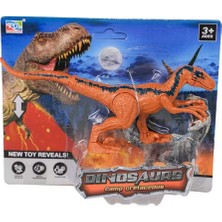 bebekokusu Hareketli Dinozor Figür Kahverengi Raptor