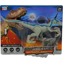 bebekokusu Hareketli Dinozor Figür Gri Raptor