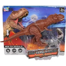 bebekokusu Hareketli Dinozor Figür Kahverengi T-Rex