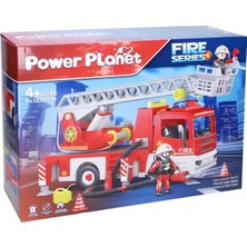 bebekokusu Power Planet Fire Sesli ve Işıklı Sök Tak Itfaiye Kamyonu