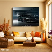 Tablofest Yatay Kanvas Tablo Audi R8 V10 Performance Coupe Audi Tablosu Ev Ofis Duvar Dekoru