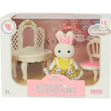 bebekokusu Bay Dreamy Mini Tavşan Şifonyer Dekorasyon Seti
