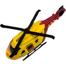 Mega Oyuncak Sürtmeli Sesli ve Işıklı Sarı Helikopter