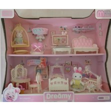 Bay Dreamy Mini Tavşan Kaydıraklı Yatak ve Oturma Odası Oyun Seti