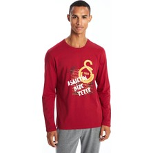 Lc Waikiki Yeni Sezon Standart Kalıp Galatasaray Baskılı Erkek Pijama Takımı