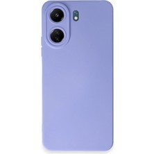 Magicool Xiaomi Redmi 13C Kılıf Nano Içi Kadife Silikon - Lila