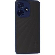 Magicool Infinix Hot 30 4g Kılıf Montreal Silikon Kapak - Lacivert