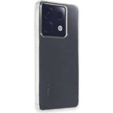 Magicool Xiaomi Poco X6 Kılıf Lüx Şeffaf Silikon