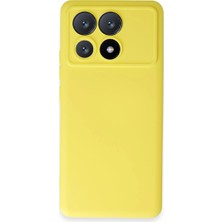 Magicool Xiaomi Poco X6 Pro Kılıf Nano Içi Kadife Silikon - Sarı