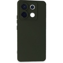 Magicool Xiaomi Redmi Note 13 Pro 5g Kılıf Nano Içi Kadife Silikon - Koyu Yeşil