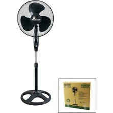 Shopwave 16 Inç Ev Tipi Ayaklı Vantilatör 45W - 90 Derece - 3 Pls Pervane - 3 Kademe Hız  MTR-F150 (5047)