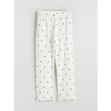 Lc Waikiki Yeni Sezon Beli Lastikli Puantiyeli Kız Çocuk Pijama Alt