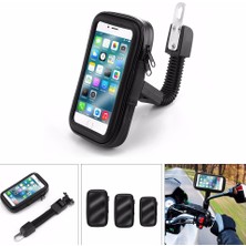 Hereveoyuncak Bisiklet ve Motosiklet Su Geçirmez Telefon Tutucu 6.2&quoot;