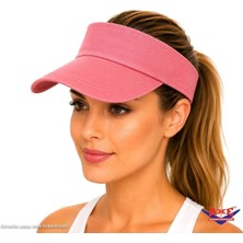Axe Sportswear Arkası Ayarlanabilir Cırtlı Vizör Şapka Uv Güneş Koruyucu Günlük Plaj Tenis Şapkası