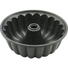 Shopwave Klasik Dilimli Model   Döküm   Göbekli  Kek Kalıp  Çap: 25CM  - Derinlik: 9.5cm (5047)