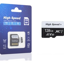 Uravas Store 128 GB Microsdxc Hafıza Kartı U3 V30 A1 Class 10 Adaptörlü HS128GB