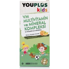 Youplus Kids Multivitamin ve Kompleksi Şurup 150 ml