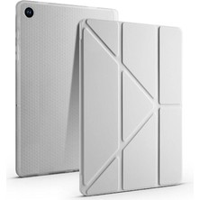 A9 X210/ A11+ ile Uyumlu Kalem Bölmeli Trifolding Cover Tablet Kılıf Katlanabilir Standlı Otomatik U