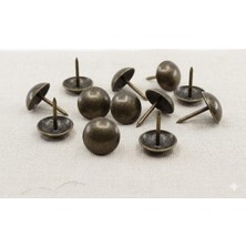 Uravas Store Kabara Düz Oksit, Dekoratif Çivi, Antik Bronz Renk, 10 Adet
