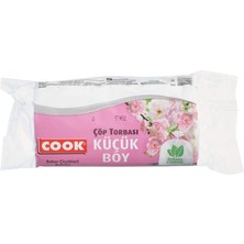 Uravas Store Cook Kokulu Çöp Torbası, Küçük Boy, 40 x 47 Cm, 30 Yaprak, Bahar Çiçekleri Kokulu, Şeffaf