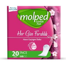 Uravas Store Molped Her Gün Ferahlık Ince 20LI Günlük Ped