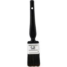 Uravas Store BADEM10 Plastik Saplı Yağlı Boya Fırça No: 1.5 Resim Ressam Fırçası Hobi Sanat Duvar Metal Ahşap Boyama