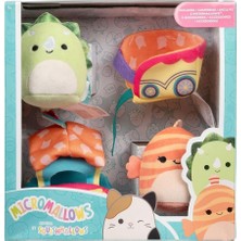 Uravas Store Squishmallows Micromallows 2 Figür + 2 Aksesuar Seti MM0015