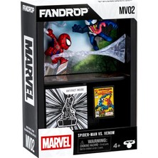 Uravas Store Fandrop MV02-SPIDER-MAN Vs. Venom, Herhangi Bir Örümcek Adam Koleksiyonunu Geliştirmek Için Elit Bir Ekran Oluşturan Görüntülenebilir Bir Diorama, Eserler ve Sahne Işaretleyicisini Birleştirir, 4