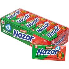 Uravas Store Nazar Şekersiz Karpuz Aromalı Sakız Damlaları 5 x 20 Adet