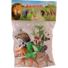 Uravas Store 050-A27 Pvc De Vahşi Hayvanlar Seti 72