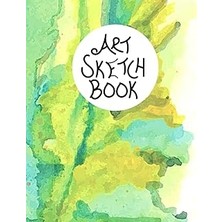 Uravas Store Independently Published Art Sketch Book: Hand Painted Watercolor Sea Plants Cover