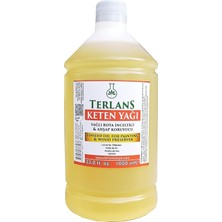 Uravas Store Terlans Keten Yağı Resim Yağı Ahşap Koruyucu 1000 ml Linseed Oil