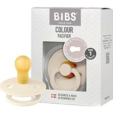 Uravas Store Bibs Colour Kauçuk Emzik-Ivory 0-6 Ay