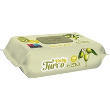 Uravas Store Babyturco Baby Turco Zeytinyağlı Islak Bebek Havlusu 12X90 Adet