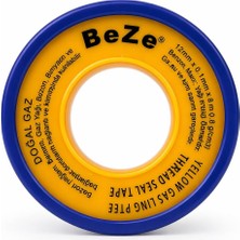 Uravas Store Sarı Teflon Bant 12MM x 8m – Doğalgaz ve Lpg Tesisatı Için Yüksek Yoğunluklu Ptfe Sızdırmazlık Bandı