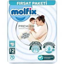 Uravas Store Molfix Oks Mini 70'li Bebek Bezi