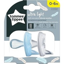 Uravas Store Tommee Tippee 2'li Ultra Hafif Silikon Emzik 0-6 Ay