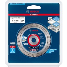 Uravas Store Bosch 1 x Expert Hardceramic 76 mm Elmas Kesme Diski (Sert Fayanslar, Sert Taş, Çap 76 Mm, Profesyonel Aksesuar, Mini Açılı Taşlama Makinesi)