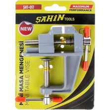 Uravas Store Şahin Tools ŞHT-017 Alüminyum Kasa Mini Masa Mengene 30MM