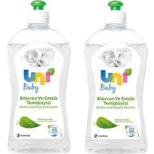 Uravas Store Uni Baby 500 ml Biberon ve Emzik Temizleyici x 2 Adet
