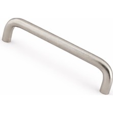 Uravas Store Özen Metal (128 mm - 12.8 Cm) Saten Renk Mobilya Mutfak Çekmece Dolap Kapak Kulbu Kulpu Kulpları
