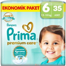 Uravas Store Prima Bebek Bezi Premium Care 6 Numara 35 Adet
