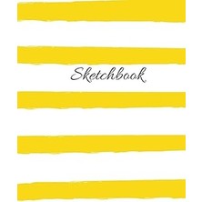 Uravas Store Sketchbook With Yellow Stripes, 120 Pages, (8.5"X11") (Sketchbooks, Band 17)