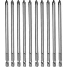 Uravas Store (10'lu Set) Mıknatıslı Yıldız Ph2 Bits Uç 150 mm 10'lu Set Kutulu Manyetik 1/4 Matkap Ucu 15 cm Uzunluk