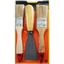 Uravas Store Boya Kestirme Fırça- Spatula Seti 3lü ESEYNM258