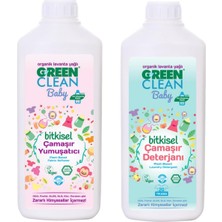 Uravas Store U Green Clean Green Clean Baby Çamaşır Deterjanı 1 Lt Baby Yumuşatıcı 1 Lt Set